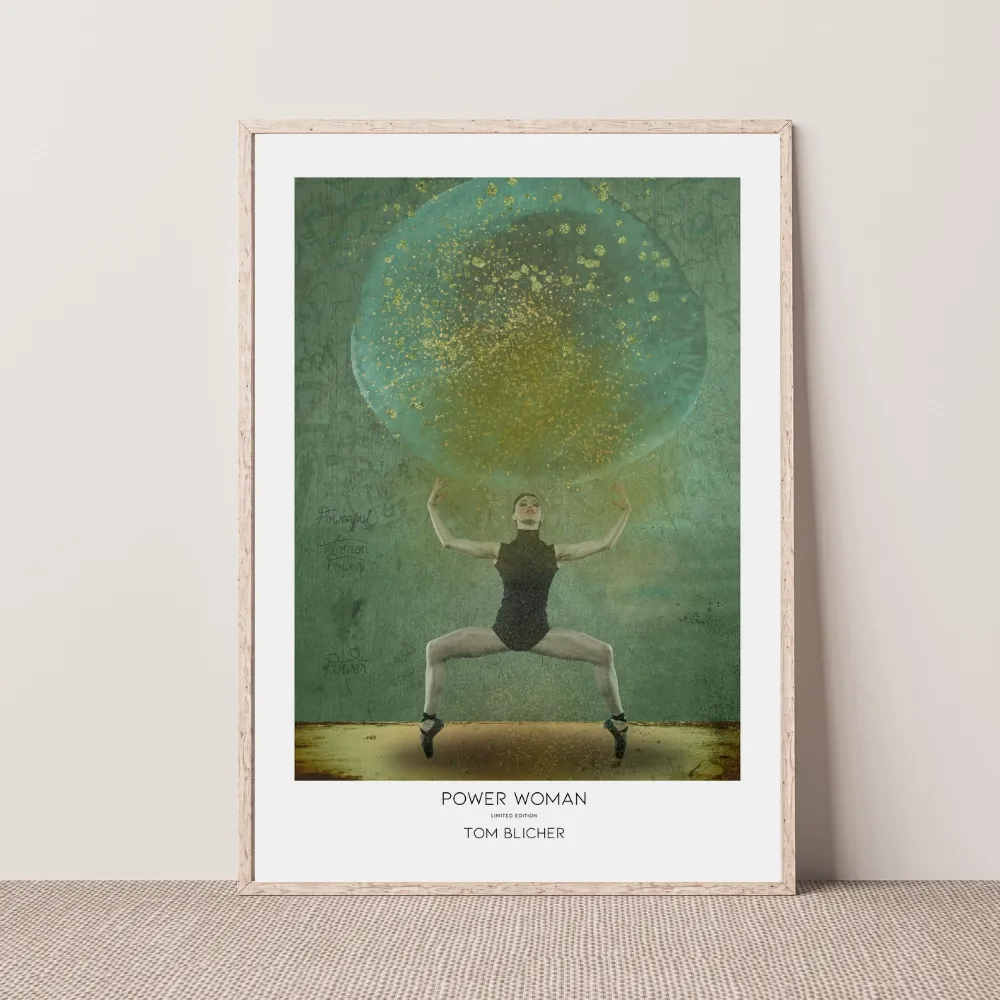 Kunstplakat - Power Woman