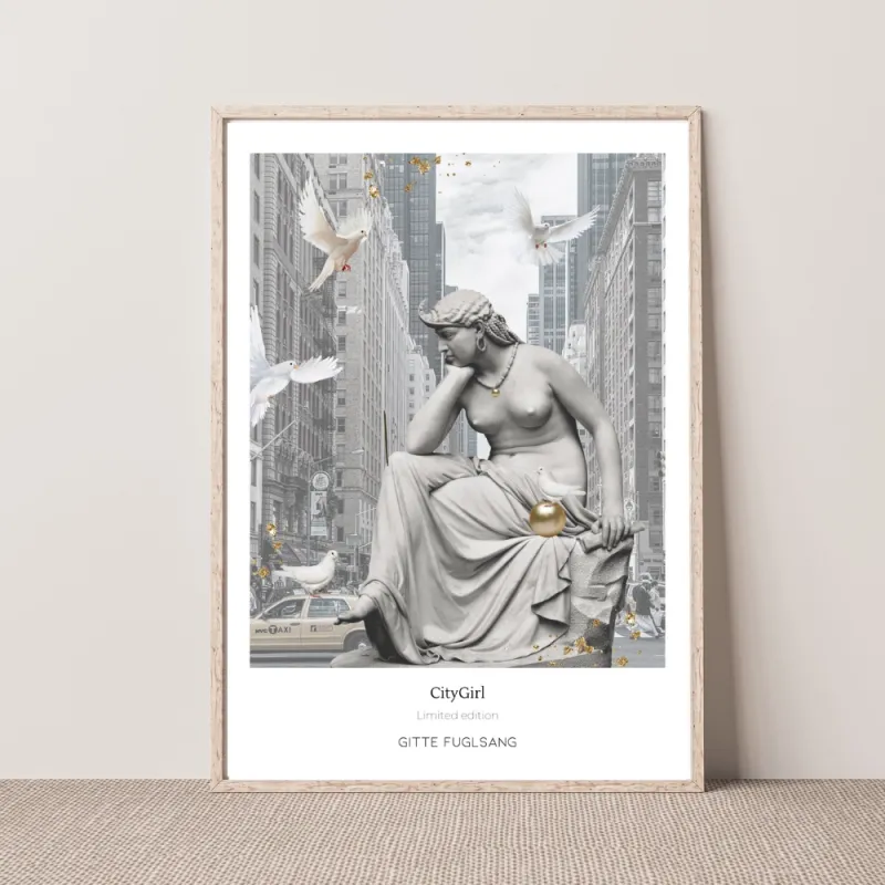 Kunstplakat - CityGirl