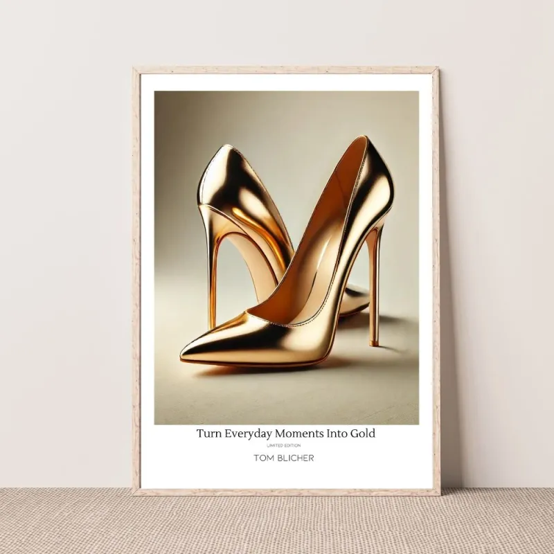 Kunstplakat - Turn Everyday Moments Into Gold