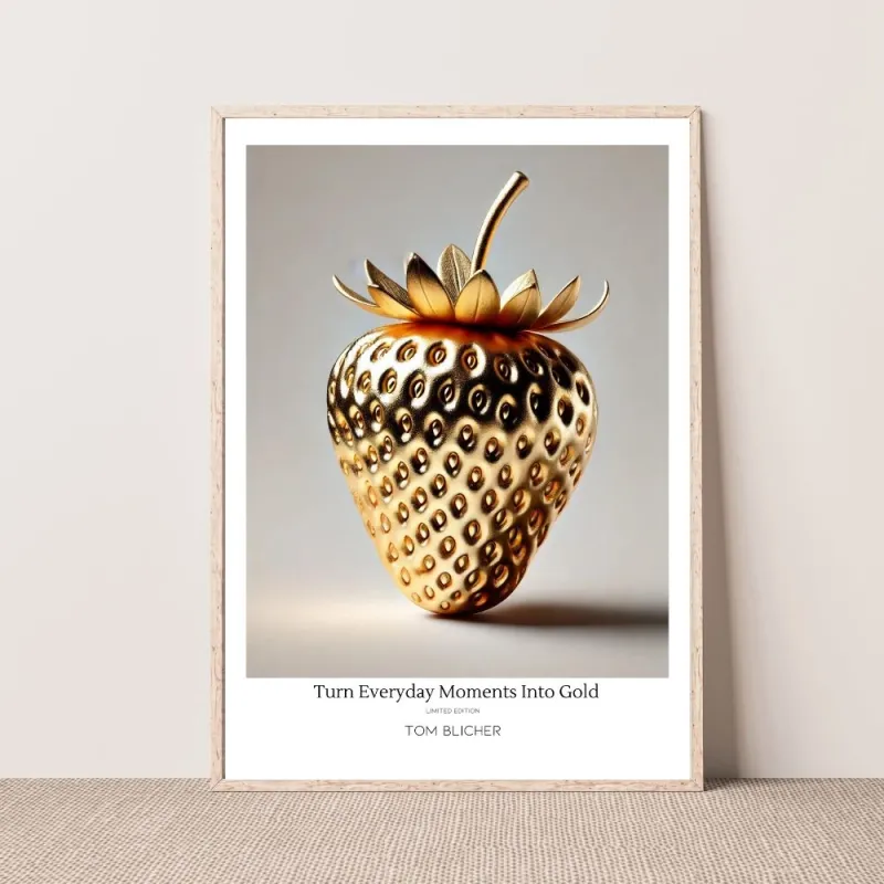 Kunstplakat - Turn Everyday Moments Into Gold