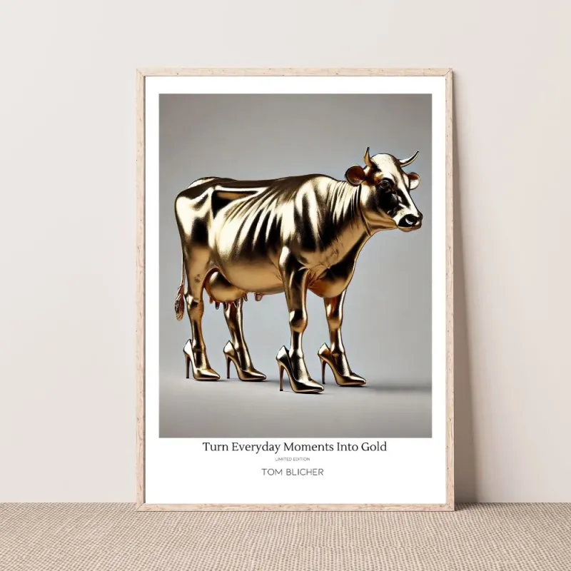Kunstplakat - Turn Everyday Moments Into Gold