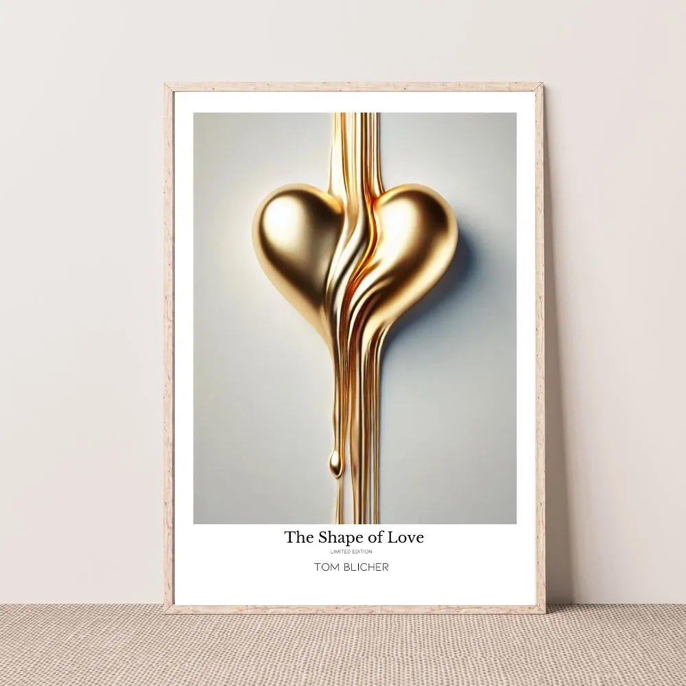 Kunstplakat -The Shape of Love