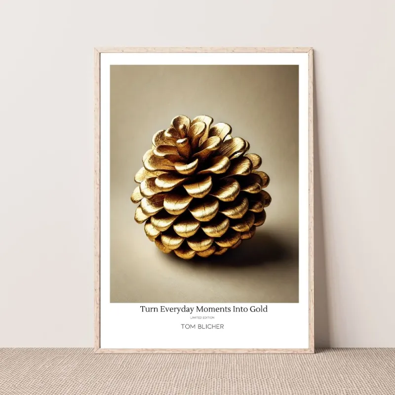Kunstplakat - Turn Everyday Moments Into Gold