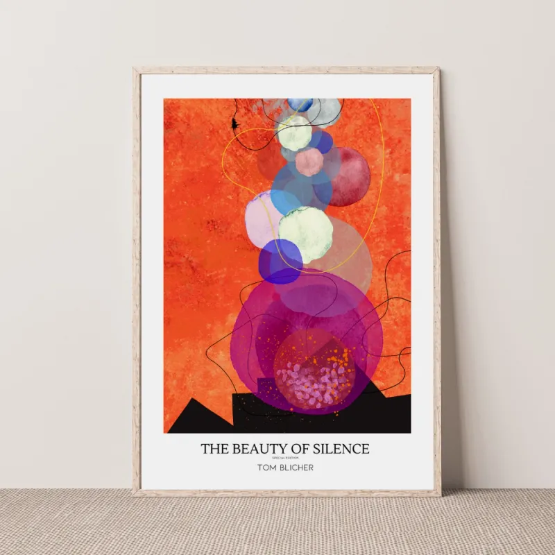 Kunstplakat - The beauty of Silence