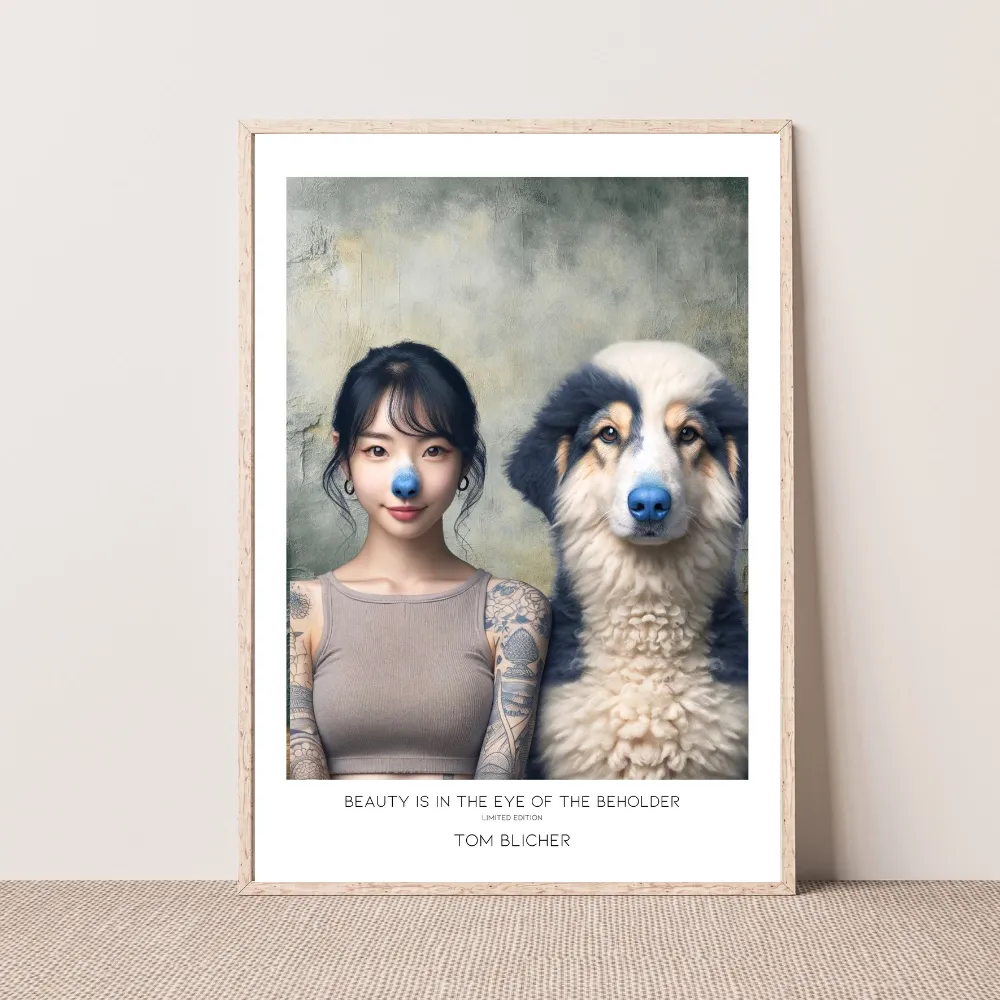 Kunstplakat - Beauty is in the eye of the beholder