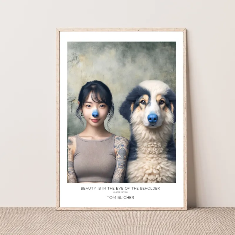 Kunstplakat - Beauty is in the eye of the beholder
