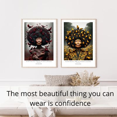 The most beautiful thing you can wear is confidence
