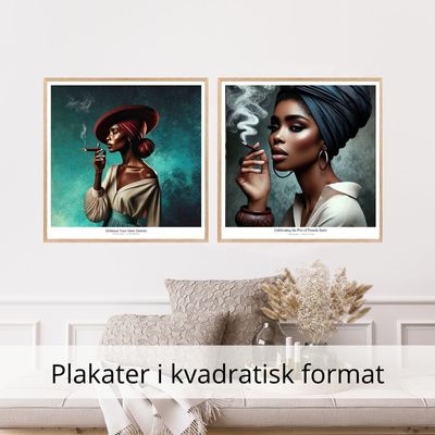 Plakater i kvadratisk format
