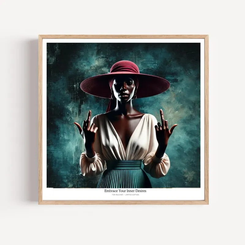 Kunstplakat - Embrace Your Inner Desires