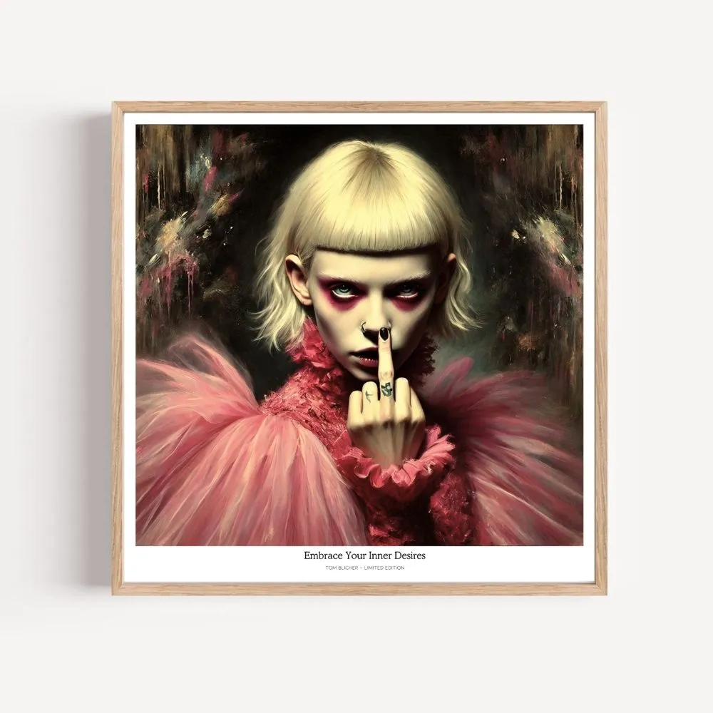 Kunstplakat - Embrace Your Inner Desires