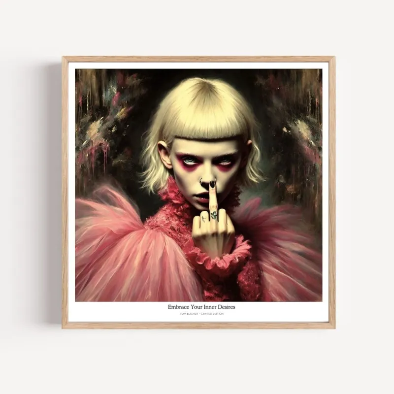 Kunstplakat - Embrace Your Inner Desires
