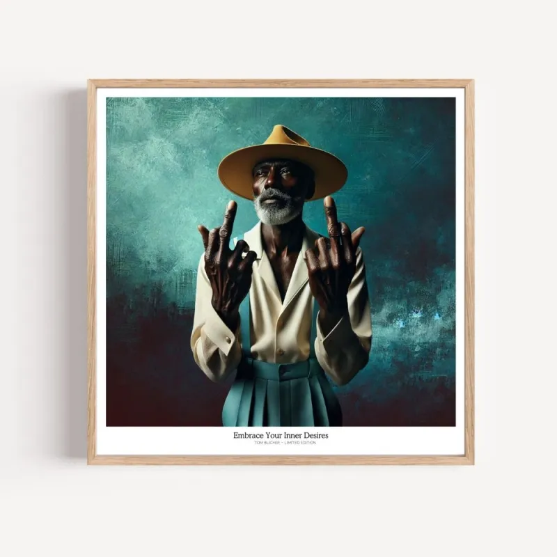 Kunstplakat - Embrace Your Inner Desires