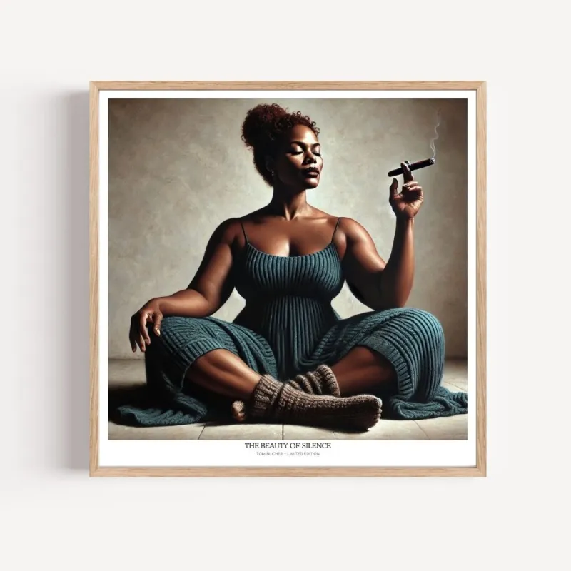 Kunstplakat - The Beauty of silence