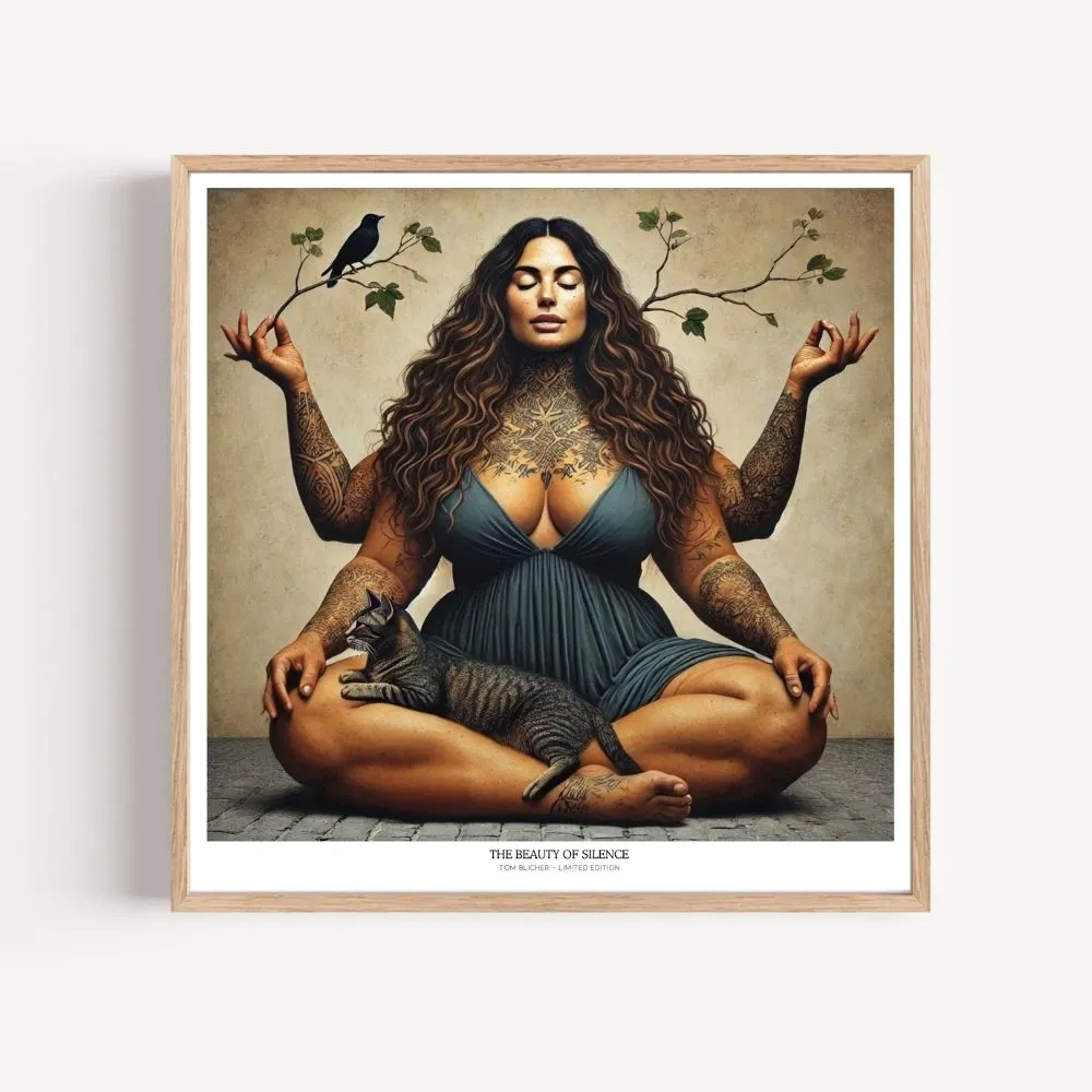 Kunstplakat - The Beauty of silence