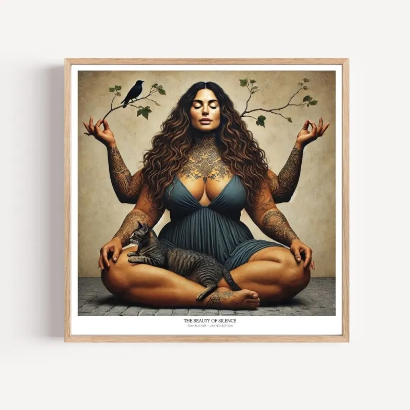 Kunstplakat - The Beauty of silence