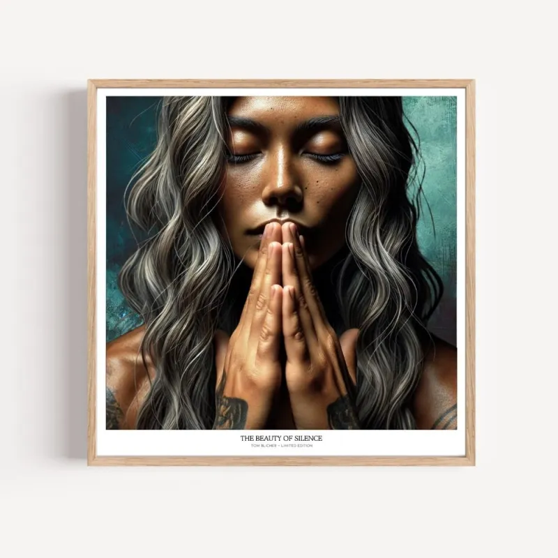 Kunstplakat - The Beauty of silence