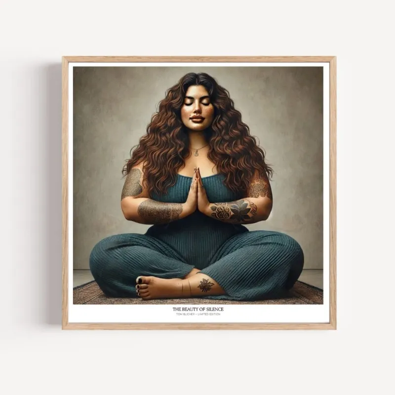 Kunstplakat -  The Beauty of silence