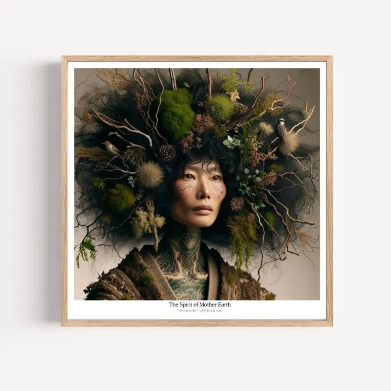 Kunstplakat -  The Spirit of Mother Earth
