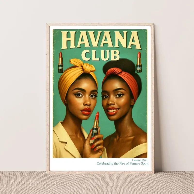 Kunstplakat - Havana Club