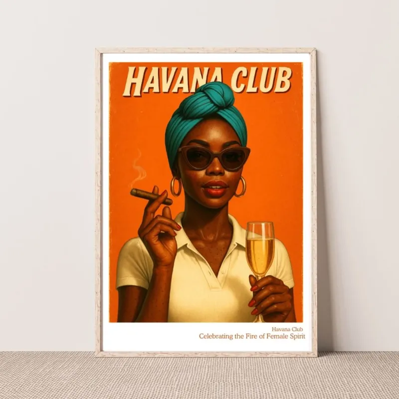Kunstplakat - Havana Club