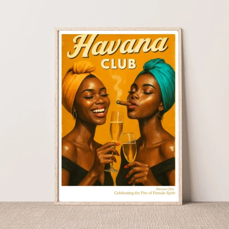 Kunstplakat - Havana Club