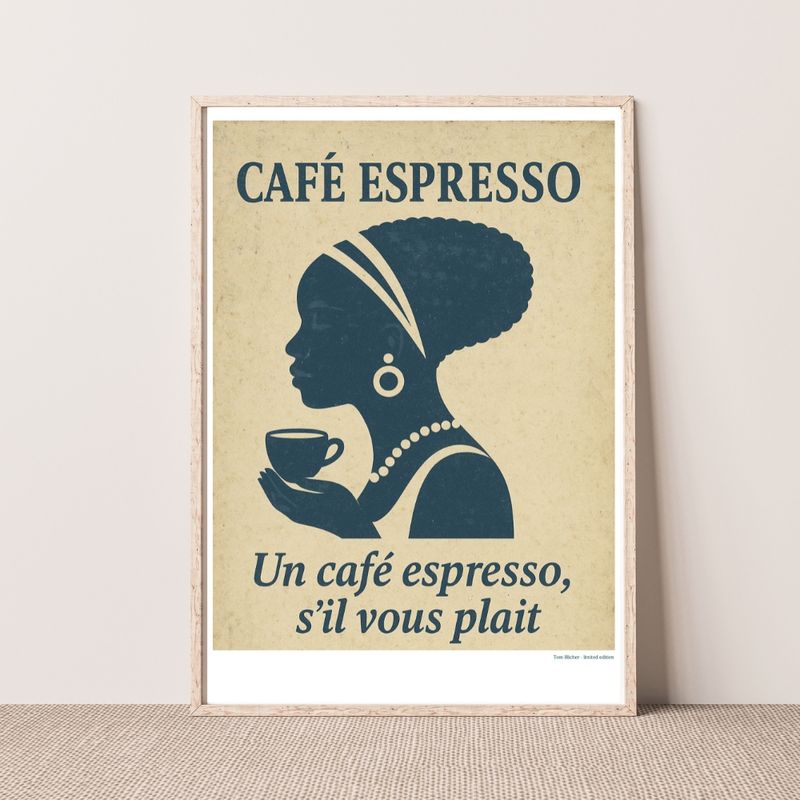 Kunstplakat - Cafe Espresso