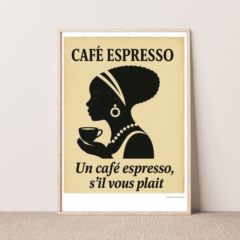 Kunstplakat - Cafe Espresso