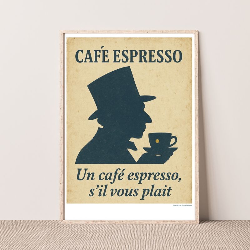 Kunstplakat - Cafe Espresso