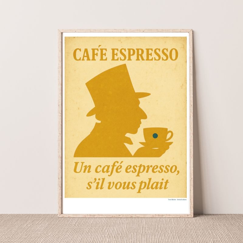 Kunstplakat - Cafe Espresso