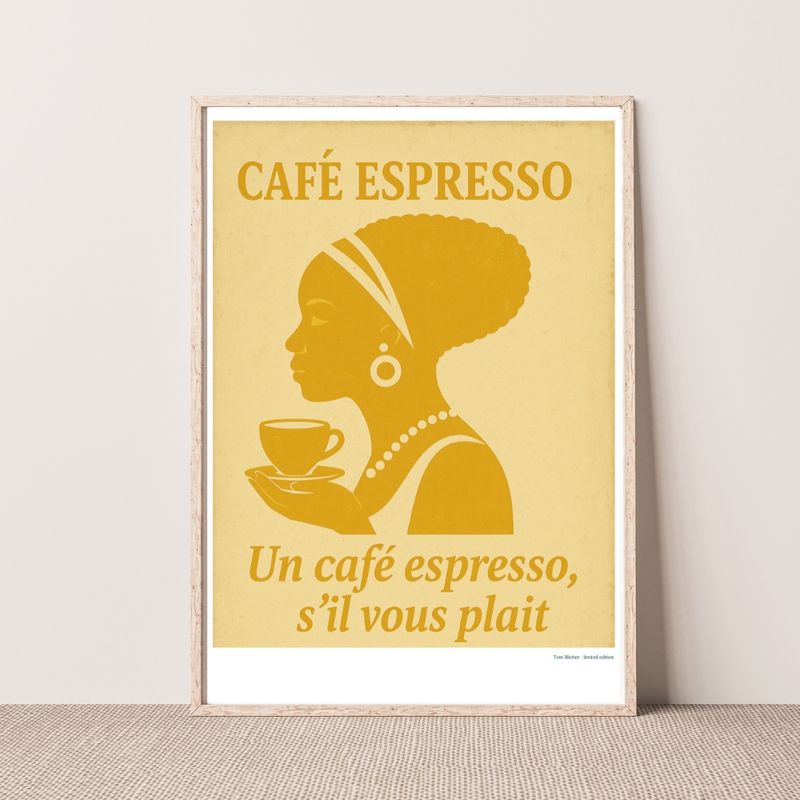 Kunstplakat - Cafe Espresso