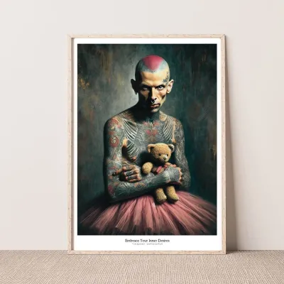 Kunstplakat - Embrace Your Inner Desires