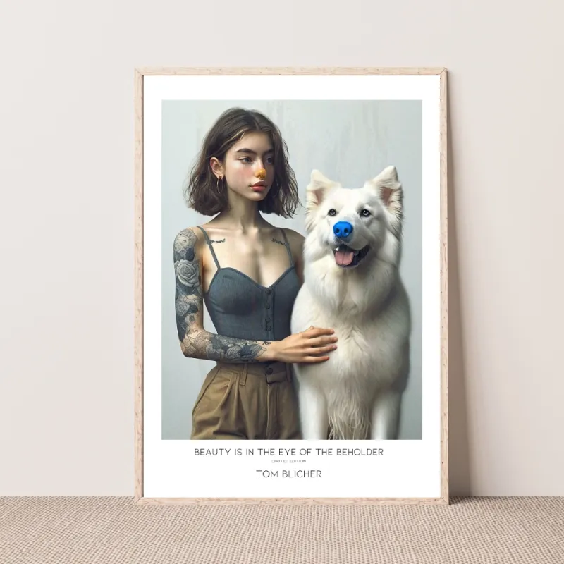 Kunstplakat - Beauty is in the eye of the beholder