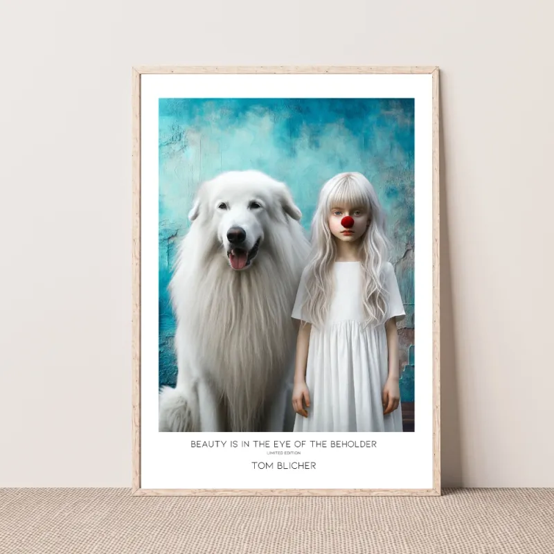 Kunstplakat - Beauty is in the eye of the beholder