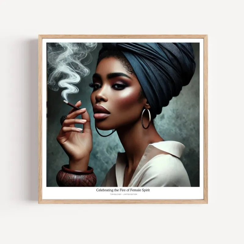 Kunstplakat - Celebrating the Fire of Female Spirit.