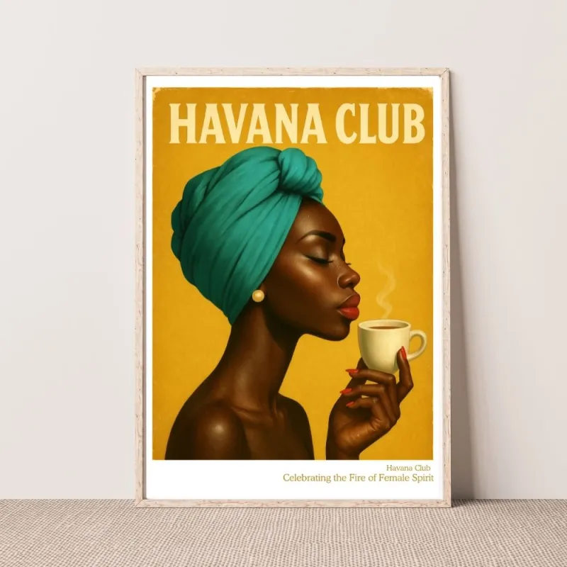 Kunstplakat - Havana Club