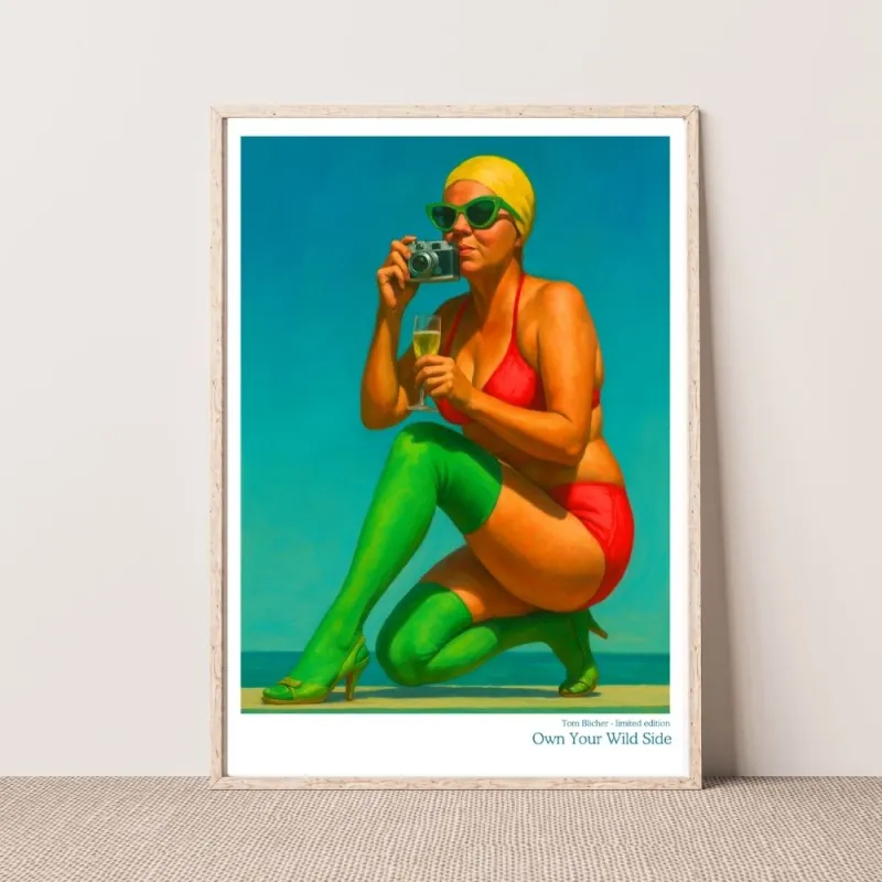 Kunstplakat - Own Your Wild Side