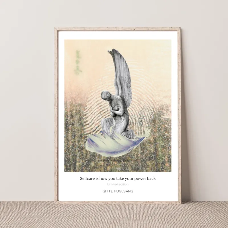 Kunstplakat -Self-care is how you take your power back