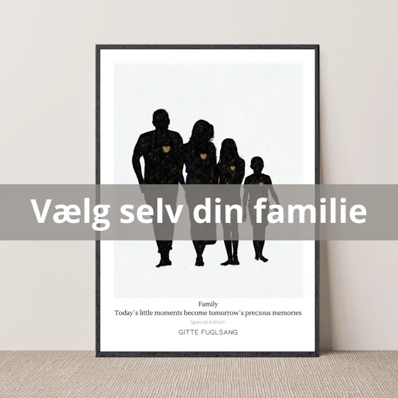 Kunstplakat - Vælg din familie