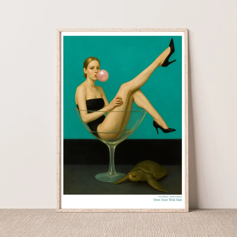 Kunstplakat - Own Your Wild Side