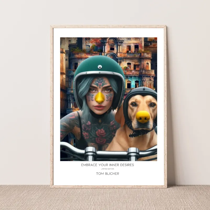 Kunstplakat - Embrace Your Inner Desires