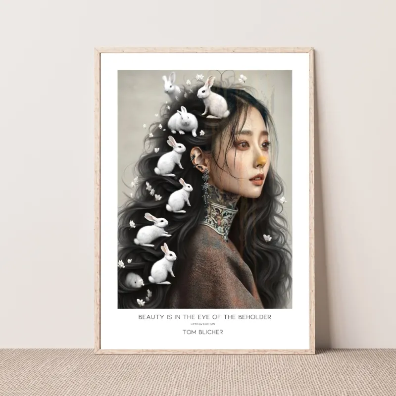 Kunstplakat - Beauty is in the eye of the beholder