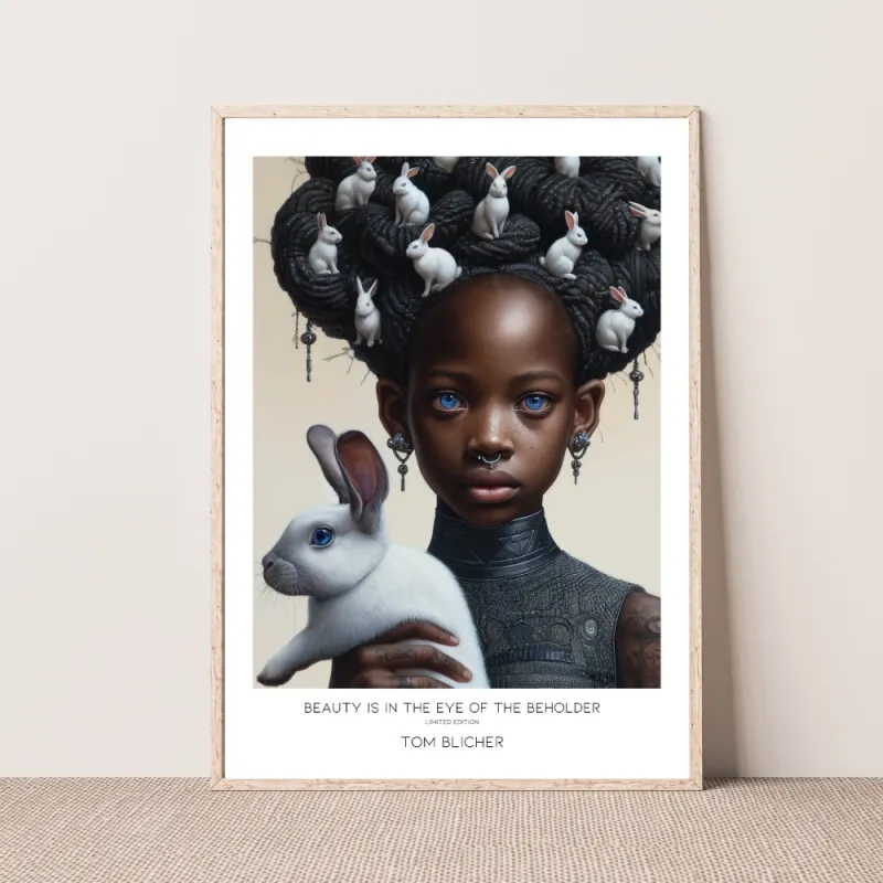 Kunstplakat - Beauty is in the eye of the beholder