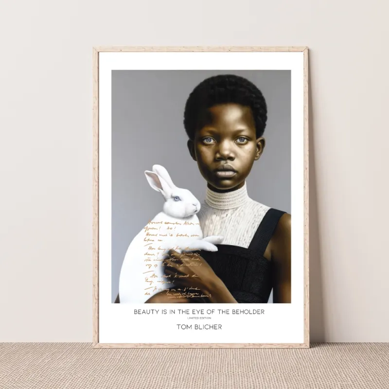 Kunstplakat - Beauty is in the eye of the beholder