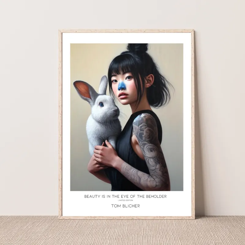 Kunstplakat - Beauty is in the eye of the beholder