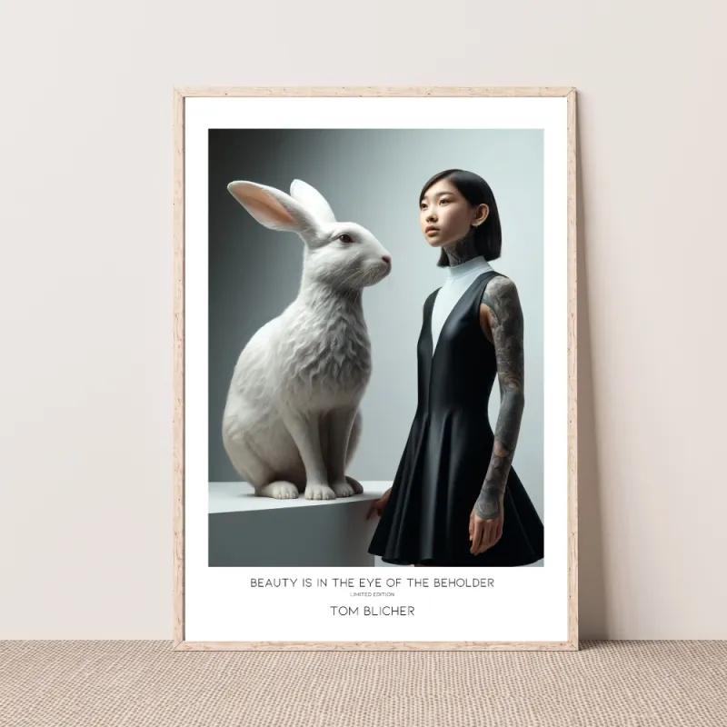 Kunstplakat - Beauty is in the eye of the beholder