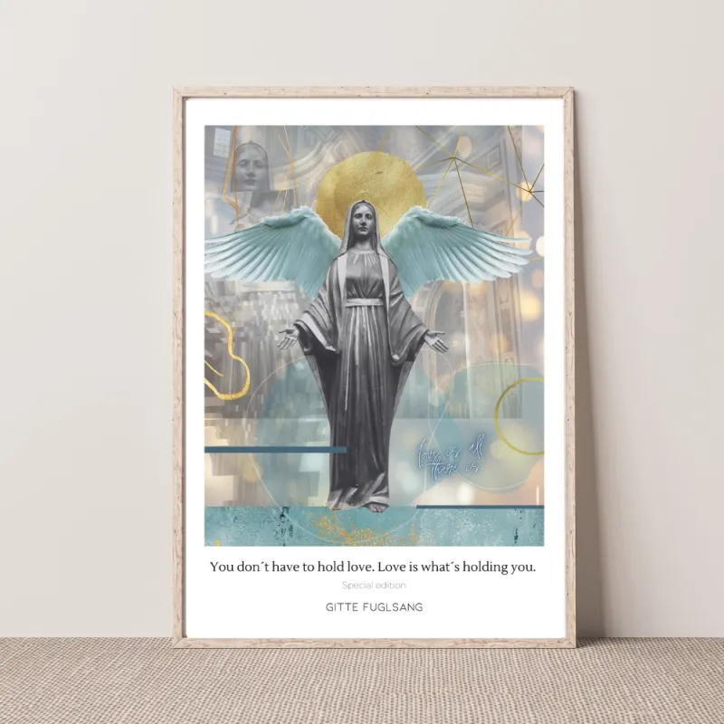 You don´t have to hold love. Love is what´s holding you