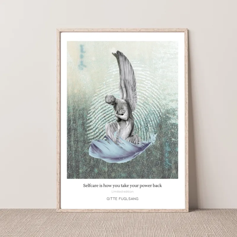 Kunstplakat -Self-care is how you take your power back