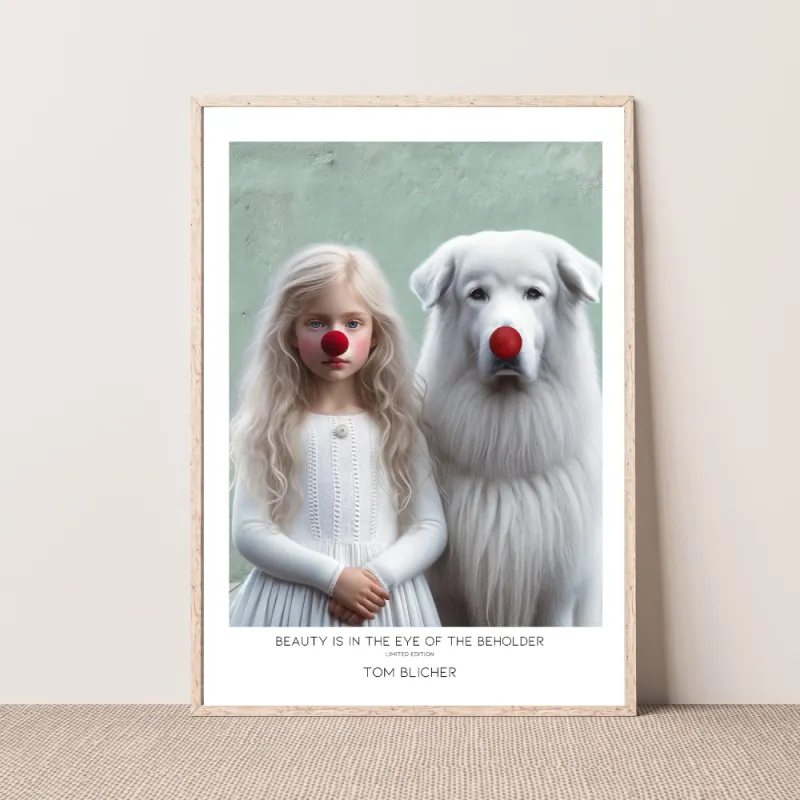 Kunstplakat - Beauty is in the eye of the beholder