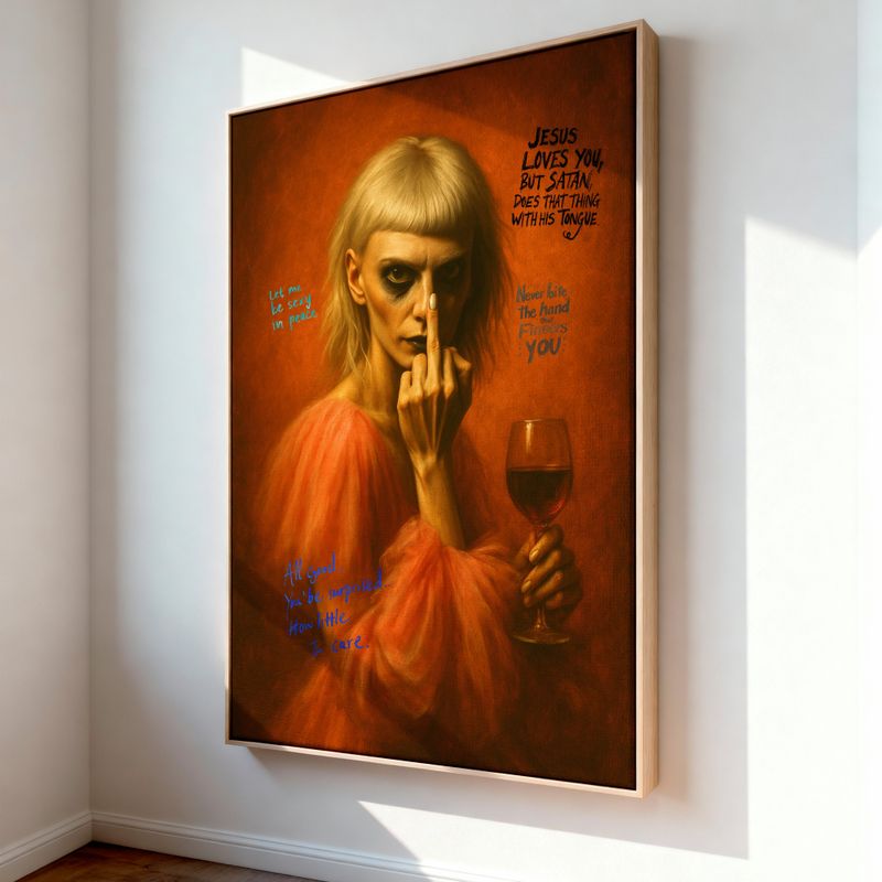 Lærredstryk - I see you