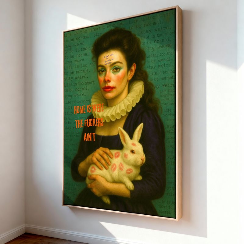 Lærredstryk - I see you